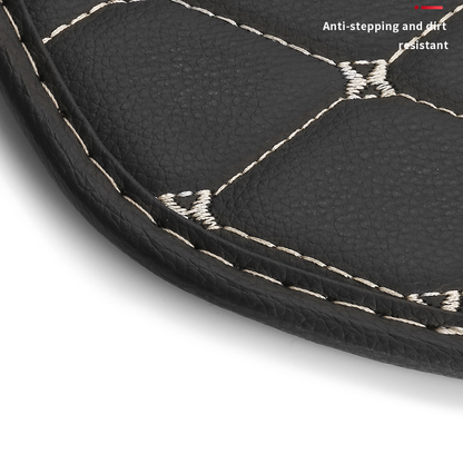 Car Backseat Kick Mat – Protects Seat Back from Dirt and Damage (Customizable with Car Logo)