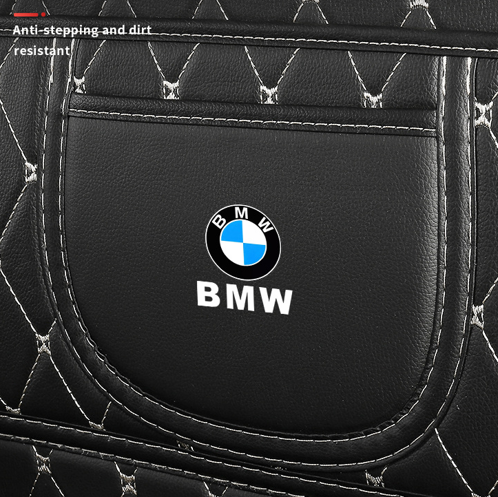 Car Backseat Kick Mat – Protects Seat Back from Dirt and Damage (Customizable with Car Logo)