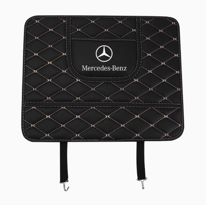 Car Backseat Kick Mat – Protects Seat Back from Dirt and Damage (Customizable with Car Logo)