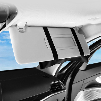 Luxury Car Sun Visor Tissue Holder – Premium Leather & Customizable Logo